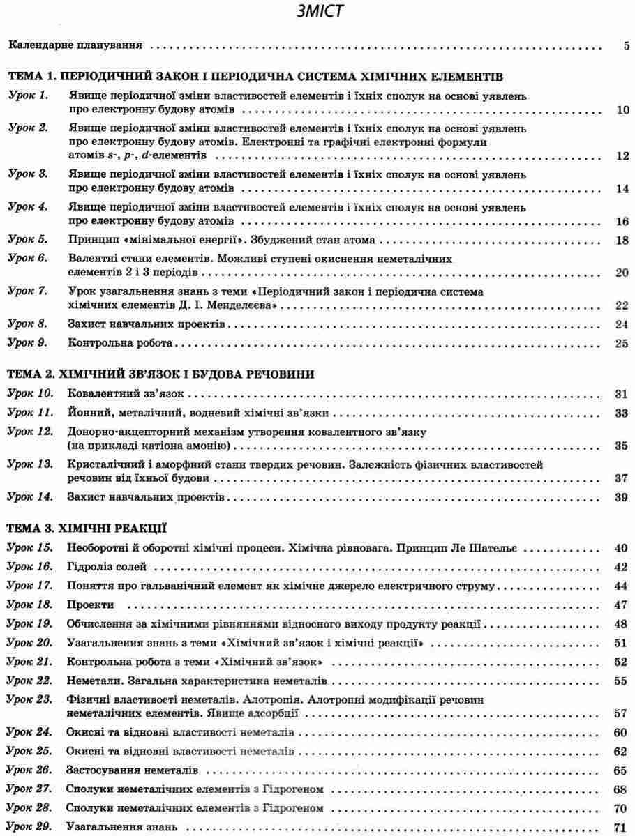 Мій конспект Хімія 11 клас Нова програма Підгаєцька І. Основа - фото 2
