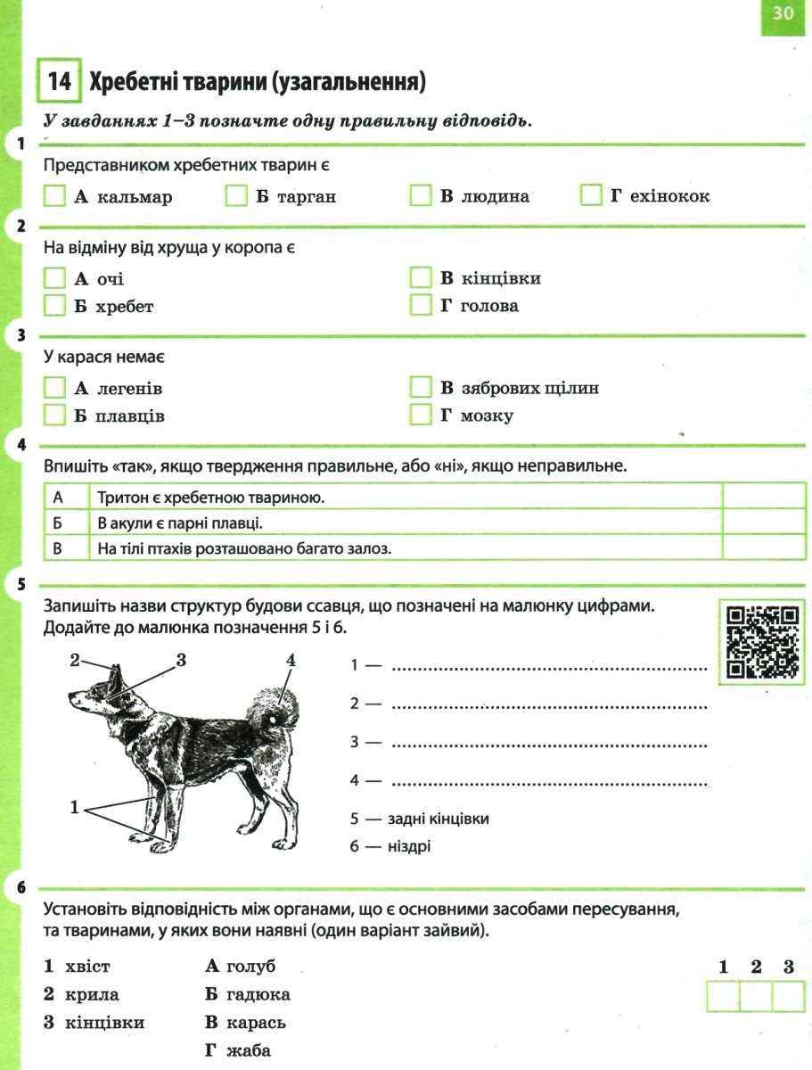 Робочий зошит Біологія 7 клас Нова програма Авт: Задорожний К.М. Вид-во: Ранок - фото 5