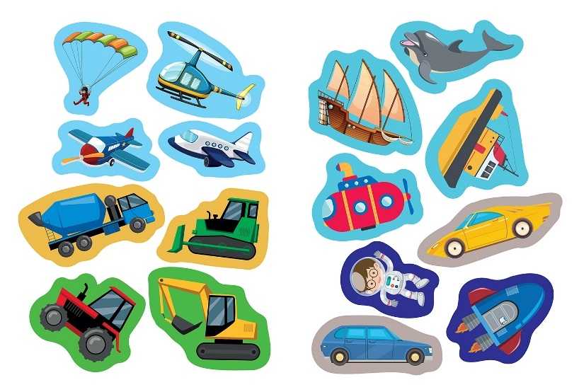 Книжка-долонька Транспорт Наліпки Торсінг - фото 3