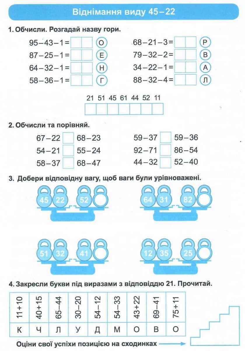 Практикум Додавання та віднімання в межах 100 1 клас НУШ Авт: Чала О.М. Вид-во: Торсінг - фото 3