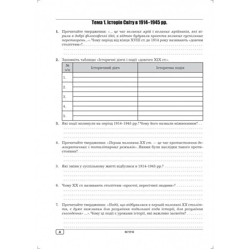 Робочий зошит з всесвітньої історії 10 клас Гук О. Аксіома - фото 2