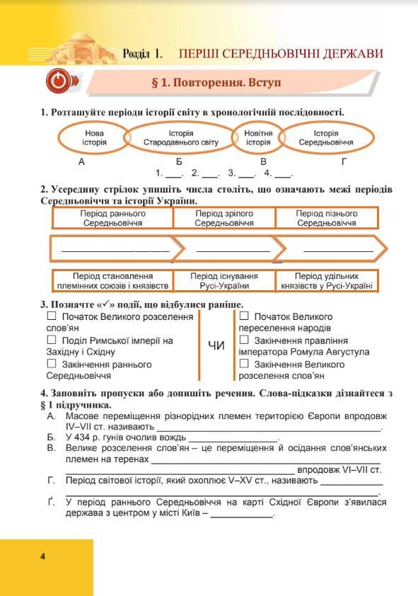 Комплексний робочий зошит Всесвітня історія 7 клас Нова програма Авт: Васильків І.Д. Островський В.В. Вид-во: Астон - фото 2