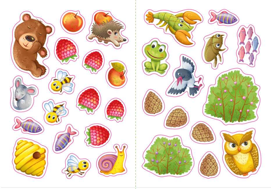 Створюй історії з наліпками Ведмедик 30 багаторазових наліпок Ранок - фото 2