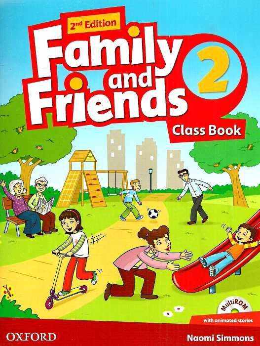 Підручник Family and Friends 2 Class Book with Multi ROM Naomi Simmons Oxford University Press - Вивчаємо Англійську