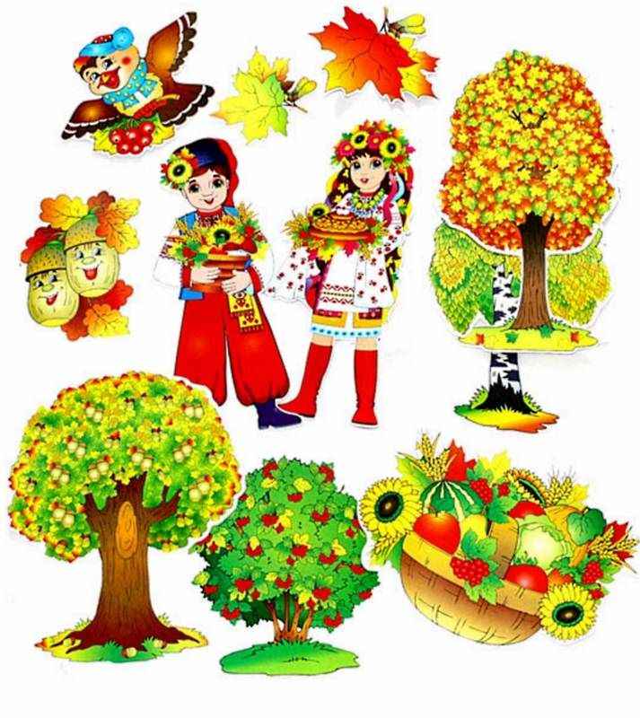 Набір для оформлення інтерєру Чарівна осінь ДНЗ Світогляд 11 елементів Ранок НУШ - фото 2