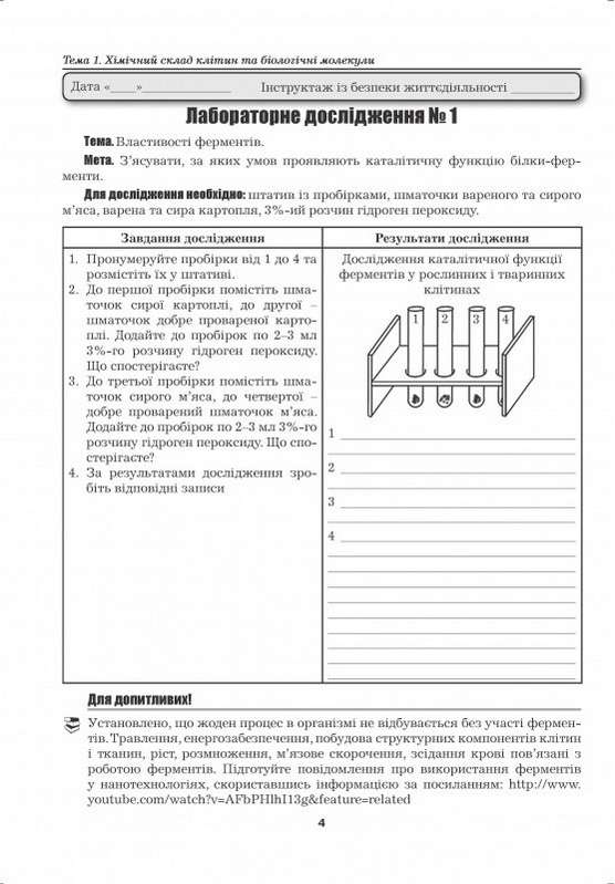 Біологія 9 клас Лабораторні дослідження практичні роботи лабораторна робота проекти Віркун В. Аксіома - фото 2