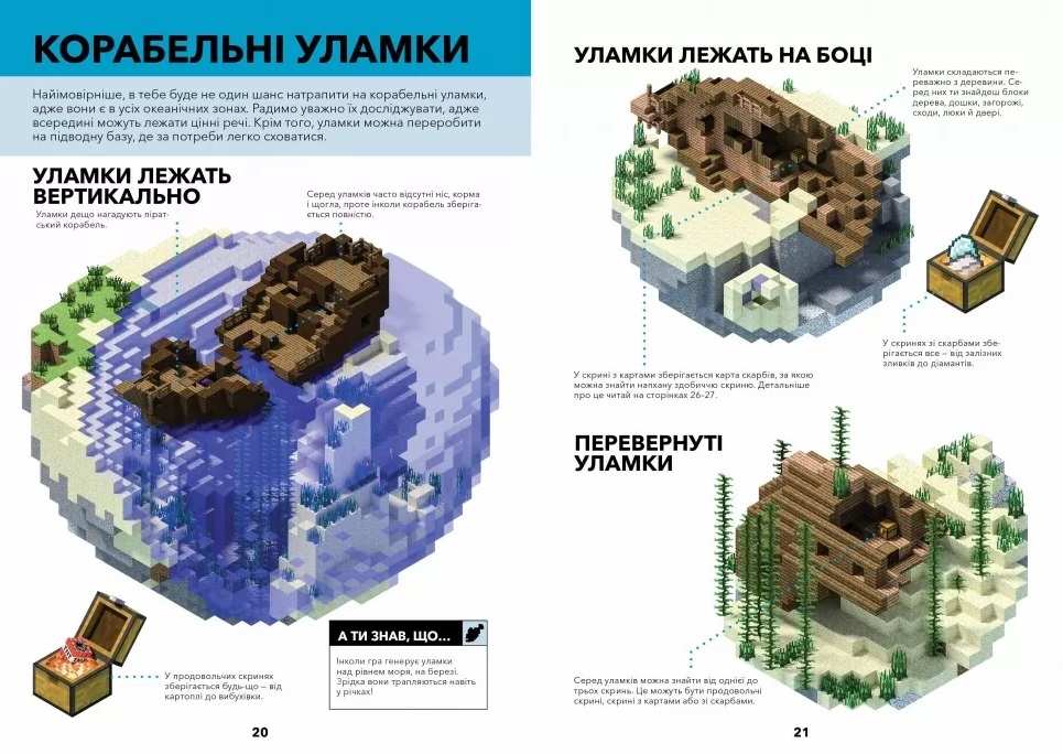 MINECRAFT Довідник виживання в океані Стефані Мілтон Артбукс - фото 3