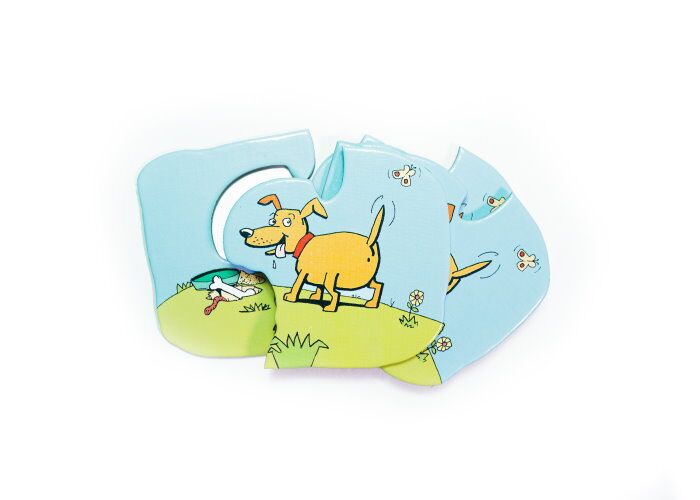 Настольная игра ТАКА МАКА Така Пазл Пазлики для малечі Песик (укр.) (96022-UA ) - Така Мака - фото 4