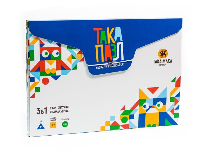 Настольная игра ТАКА МАКА Така Пазл 3 в 1 Песик (синій) (укр.) (60209-UA) - Така Мака Настольная игра ТАКА МАКА Така Пазл 3 в 1 Песик (синій) (укр.) (60209-UA) - Така Мака - Моя твоя не проиграть