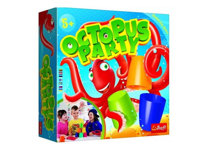 Настольная игра Trefl Вечеринка Осьминога (Octopus Party) (01841) - Trefl Настольная игра Trefl Вечеринка Осьминога (Octopus Party) (01841) - Trefl - Моя твоя не проиграть