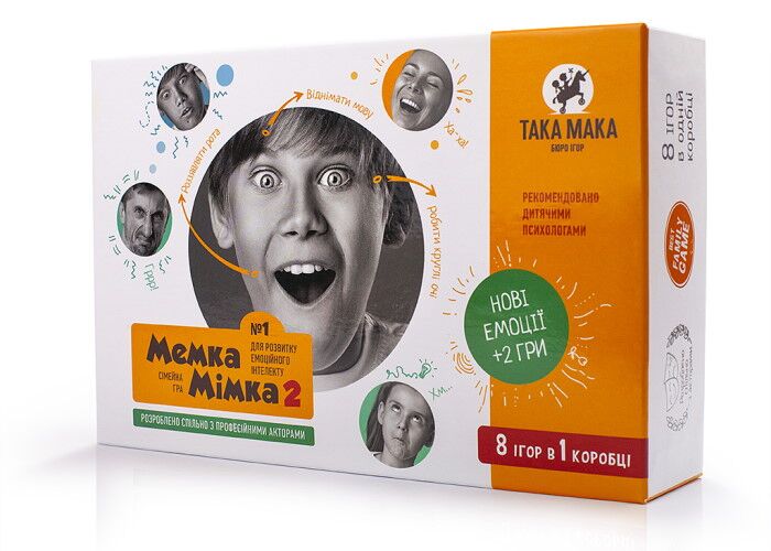 Настольная игра ТАКА МАКА Мемка Мимка 2 (Мемка Мімка 2) (20002-UA) - Така Мака Настольная игра ТАКА МАКА Мемка Мимка 2 (Мемка Мімка 2) (20002-UA) - Така Мака - Моя твоя не проиграть