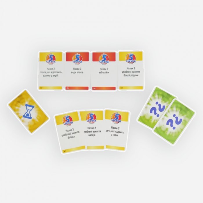 Настольная игра Trefl 5 секунд Юниор (5 Second Rule Junior) (укр.) (1812) - Trefl - фото 4