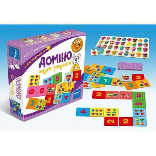 Настольная игра Granna Домино. Учусь считать (Доміно. Вчуся рахувати) (82500) - Granna - фото 2