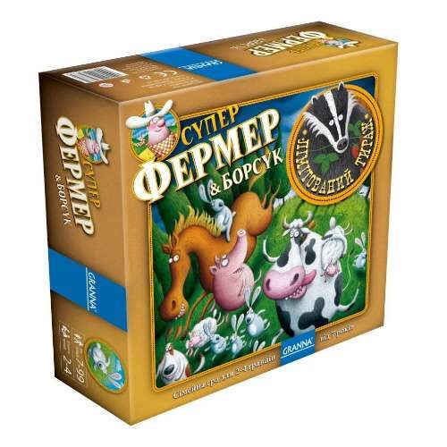 Настольная игра Granna Суперфермер & Борсук (82784) - Granna - фото 1