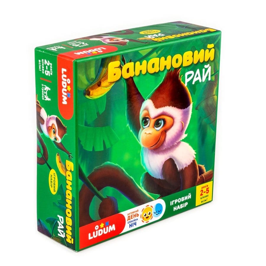 Настольная игра Ludum Банановий Рай (укр.) (LD1046-53) - Ludum - фото 1