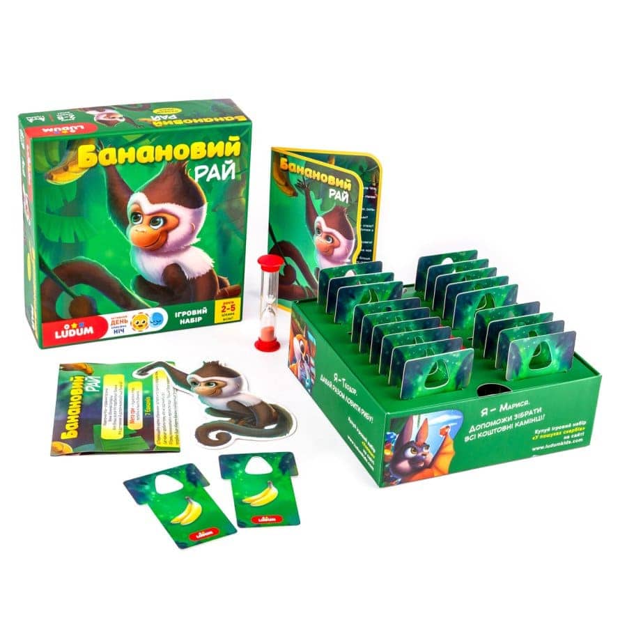 Настольная игра Ludum Банановий Рай (укр.) (LD1046-53) - Ludum - фото 2