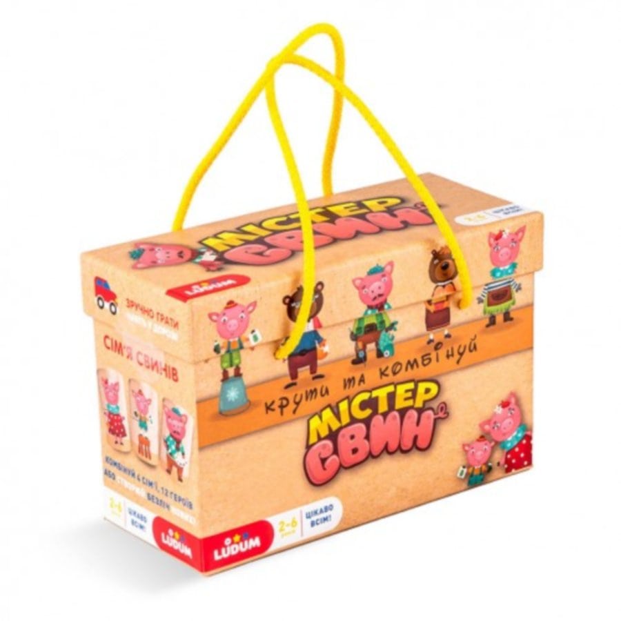 Настольная игра Ludum Містер Свин (укр.) (LG2046-55) - Ludum - Моя твоя не проиграть