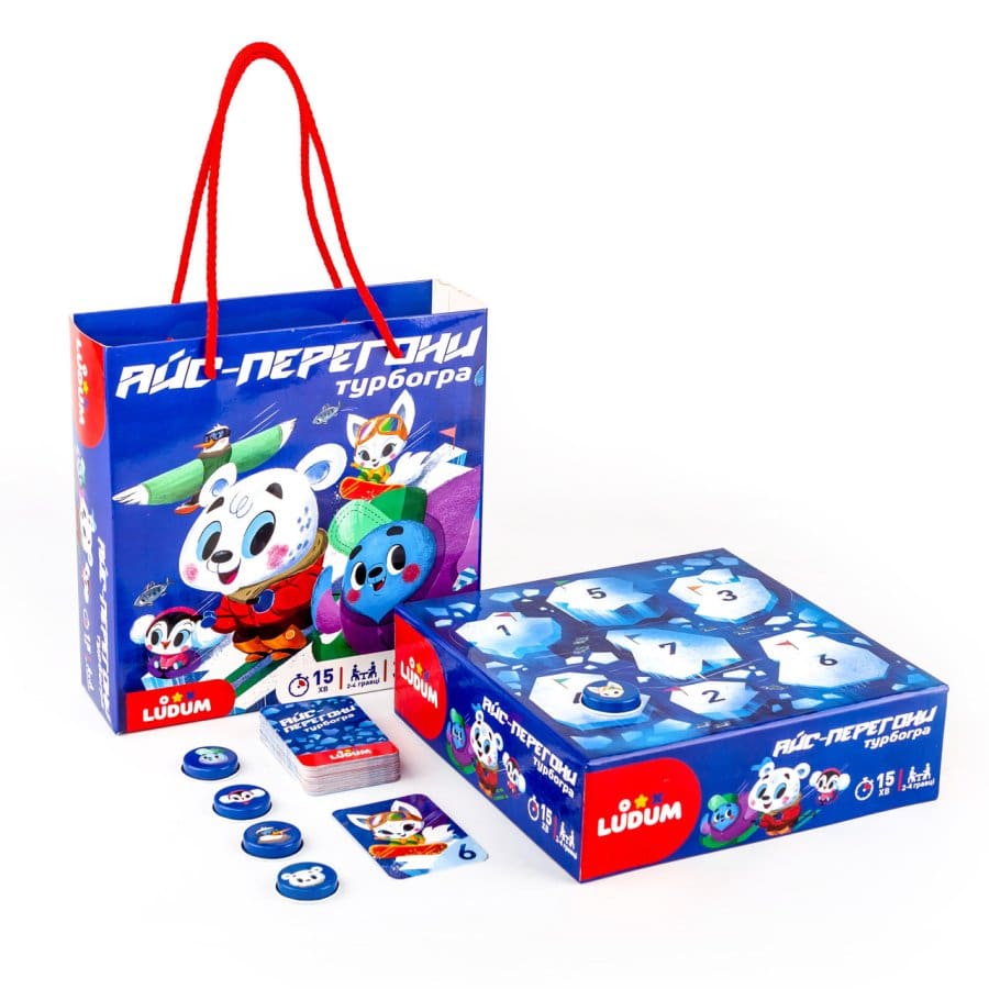 Настольная игра Ludum Айс-гонки (Айс-перегони) (укр.) (LG2047-53) - Ludum - фото 3