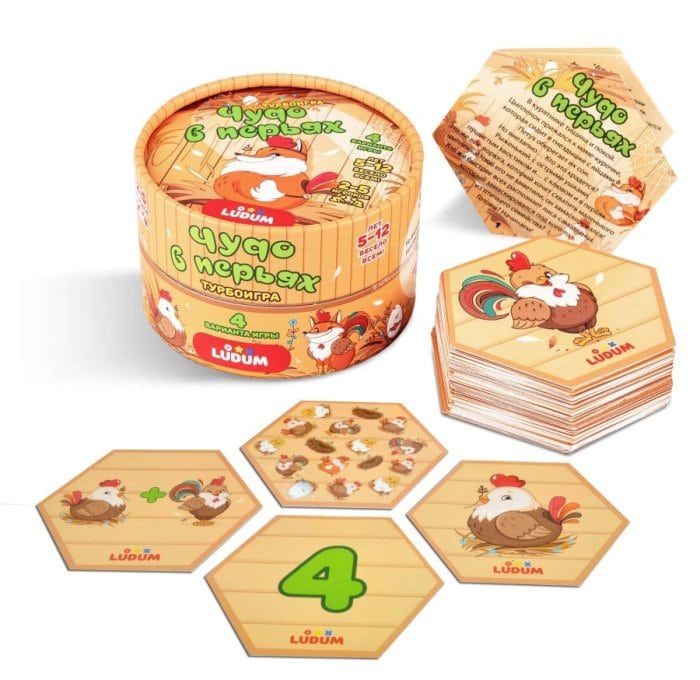Настольная игра Ludum Чудо в перьях (Чудо у пір'ячку) (укр.) (LG2045-57) - Ludum - фото 5