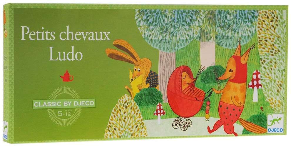 Настольная игра Djeco Лудо (Ludo, Petits chevaux) (DJ05215) - DJECO Настольная игра Djeco Лудо (Ludo, Petits chevaux) (DJ05215) - DJECO - Моя твоя не проиграть