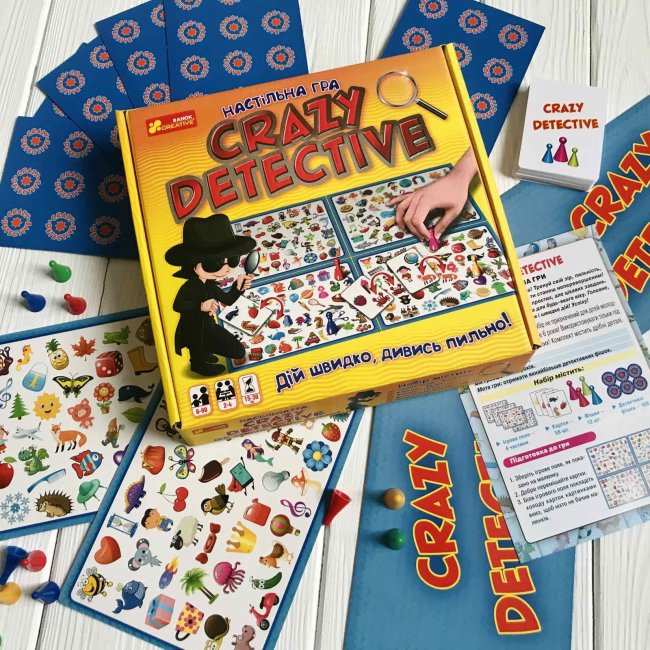 Настільна гра Crazy detective Ранок - фото 2