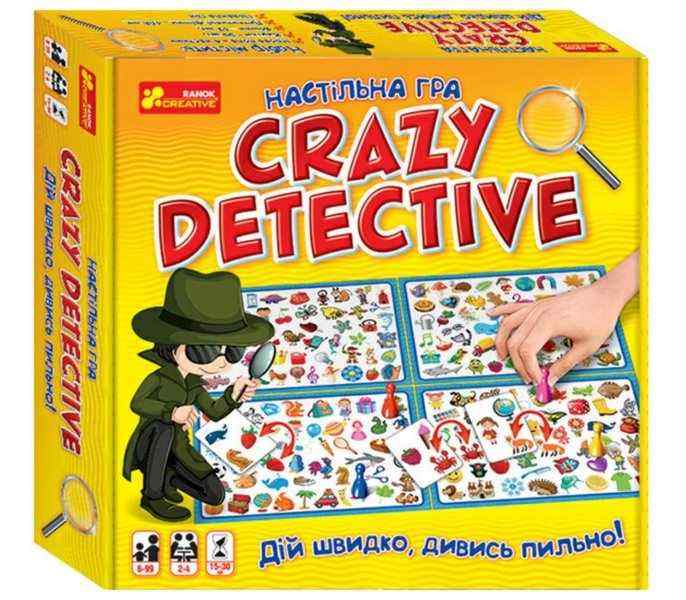 Настільна гра Crazy detective Ранок Настільна гра Crazy detective Ранок - Набори для розмальовування