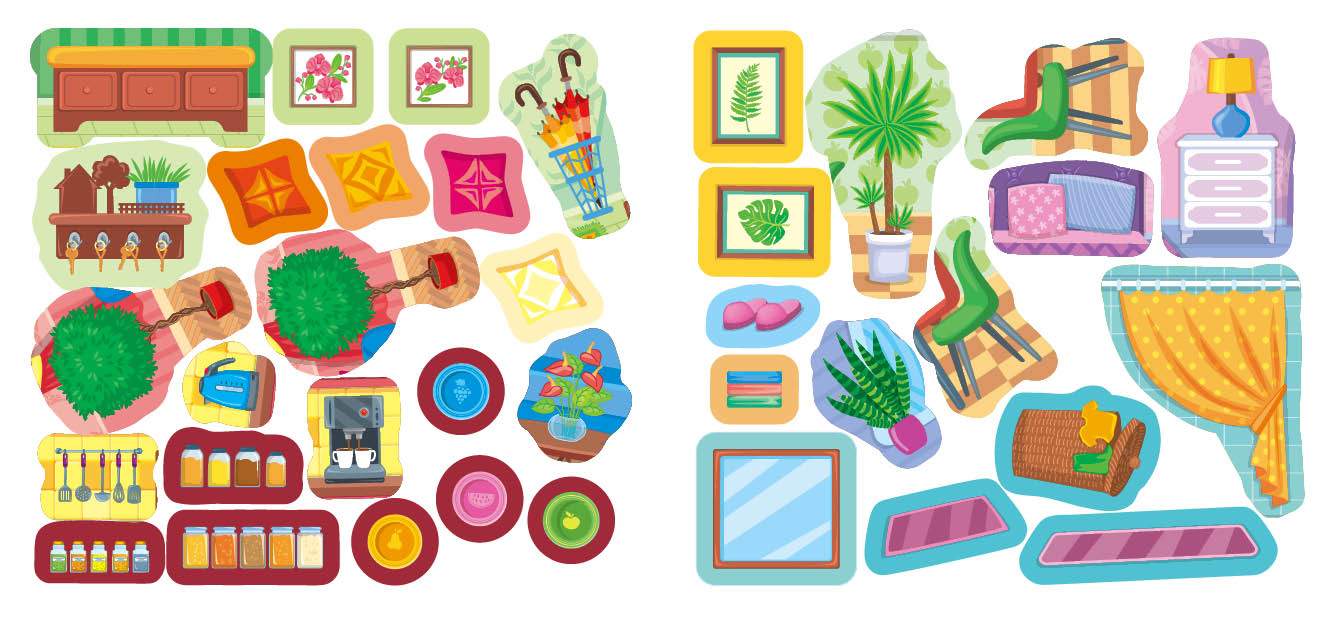 Маленький декоратор У будинку 70 наліпок УЛА - фото 3