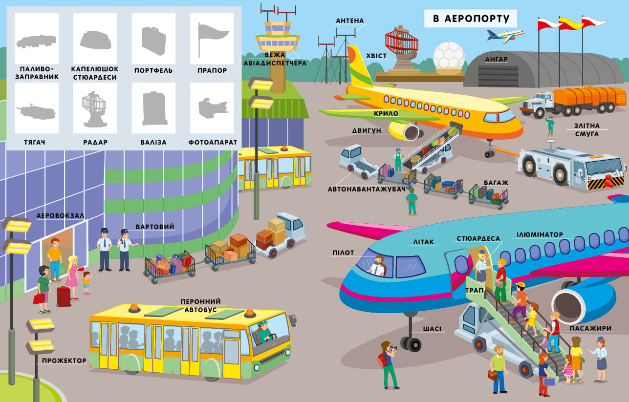 Мандрівка Словничок малюка з наліпками Ранок - фото 3