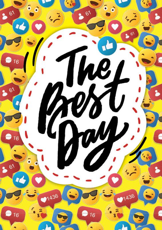 Канцелярія : А4, скоба, 48, 55 оф., кл., The best day Канцелярія : А4, скоба, 48, 55 оф., кл., The best day - Блокноти та скетчбуки