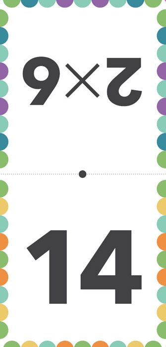 Математичне доміно. Таблиця множення. Перевір себе сам. Флавіо Фогароло Кергуру - фото 5