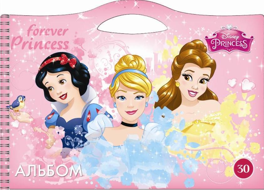 Альбом для малювання ( пруж. 30 арк), Серія Прінцеса Діснея № 2 сумка № 2 Ранок - Альбоми для малювання