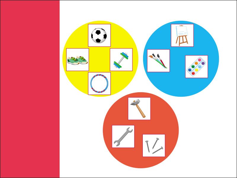 Логічні вправи з кругами Ейлера. 4-6 років. Рівень 4 - фото 3