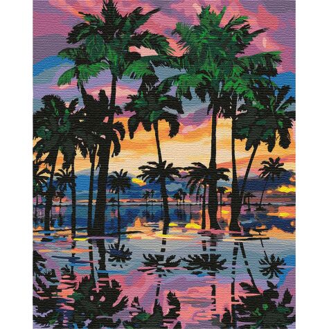 Картина по номерам Південна романтика 40*50 см Картина по номерам Південна романтика 40*50 см - Набори для розмальовування