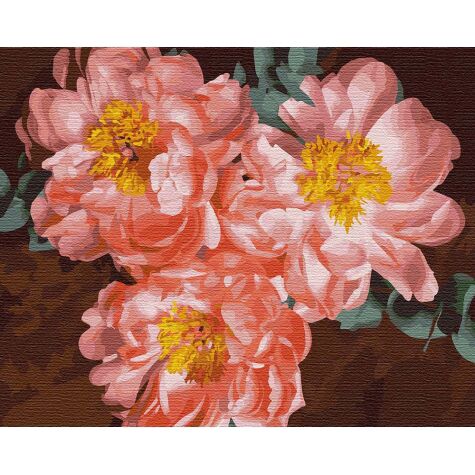 Картина по номерам Піонове натхнення 40*50 см - фото 1