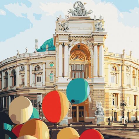 Картина по номерам Перлина біля моря 40*40 см - фото 1