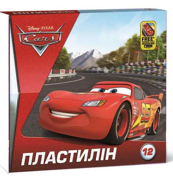 Пластилін Серія Cars №3 12 кольорів Ранок - Пластилін та аксесуари