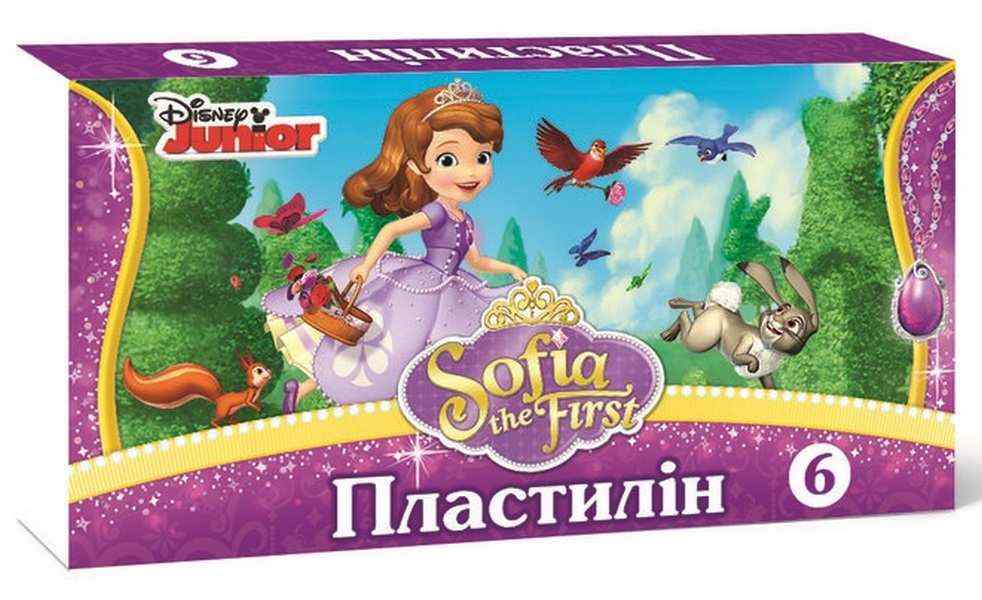 Пластилін Прінцеса Софія 6 кольорів Ранок - Пластилін та аксесуари