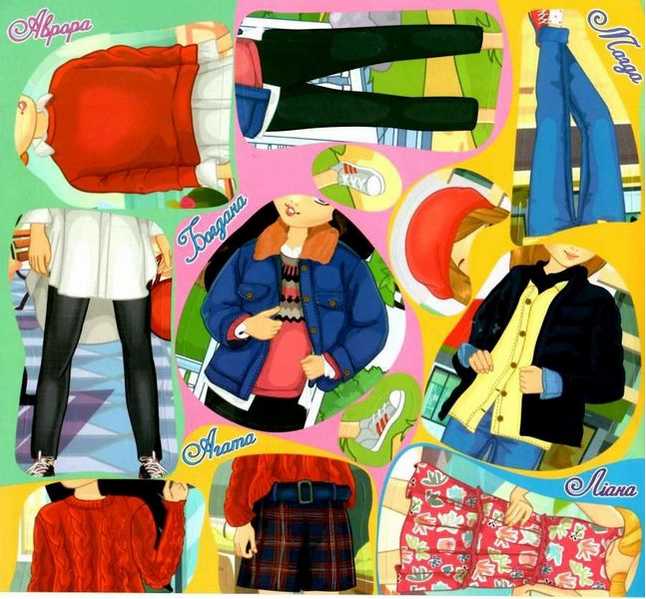 Одягни ляльку Салатова Яскраві наліпки 3+ Глорія - фото 3