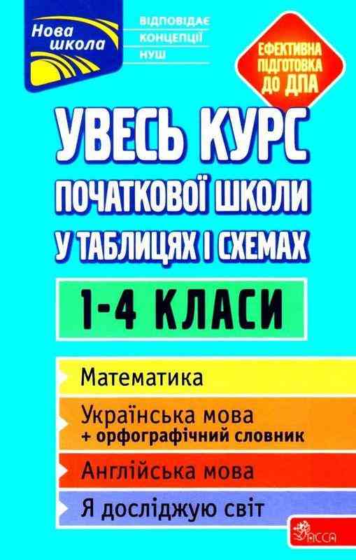 Увесь курс початкової школи у таблицях i схемах 1-4 класи НУШ Жукова О. Асса Увесь курс початкової школи у таблицях i схемах 1-4 класи НУШ Жукова О. Асса