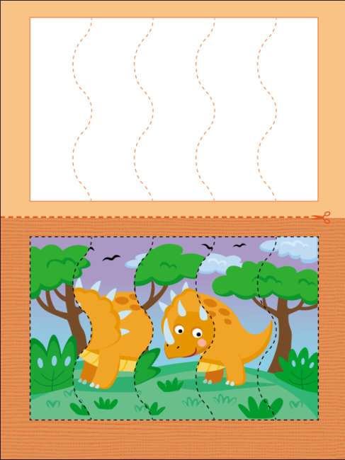 Пазли-розрізалки Динозаврики АРТ - фото 3