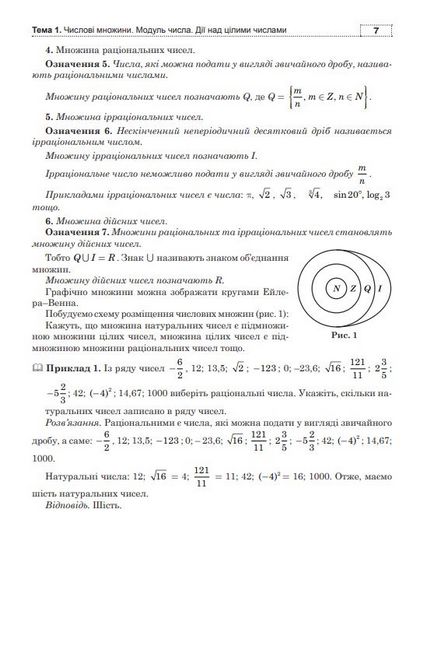 Математика. Aлгебра та початки аналізу. Завдання рівня стандарту. Комплексне видання для підготовки до ДПА у формі ЗНО. Частина 1 - фото 6