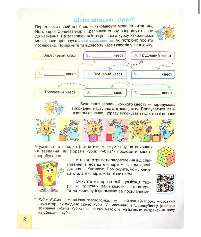 Інтегрований навчальний посібник Українська мова та читання 4 клас Частина 1.1 НУШ Авт: Іваниця Г.А. Вид-во: Ранок - фото 2