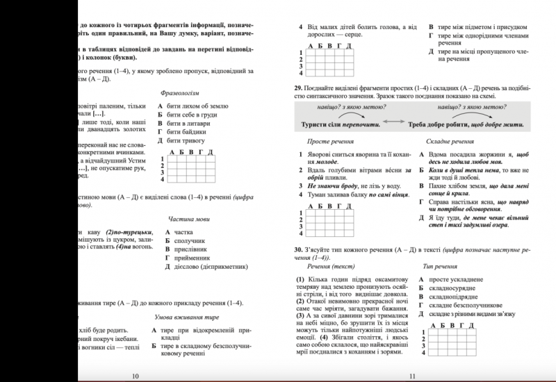 НМТ Українська мова Тестові завдання у форматі НМТ Авраменко Талант - фото 5