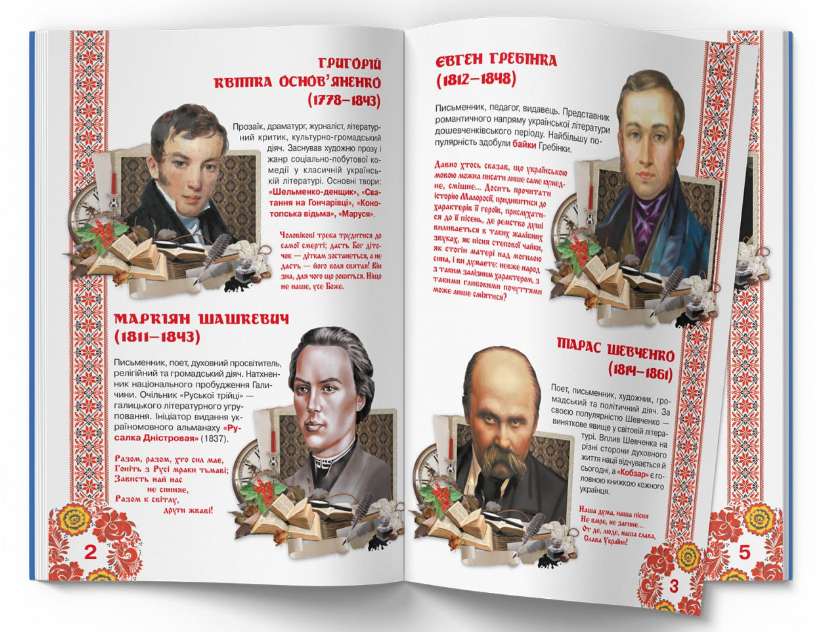 Велика книжка. Видатні Українські письменники, поети, драматурги. Олег Завязкин. Crystal Book. - фото 2