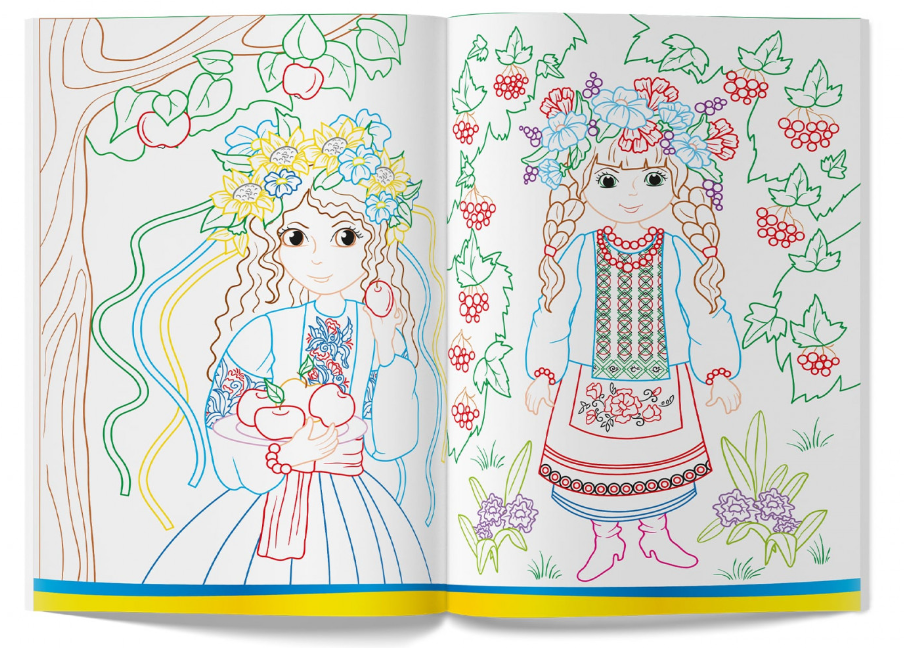 Патріотична розмальовка. Я-україночка! Crystal Book. - фото 3