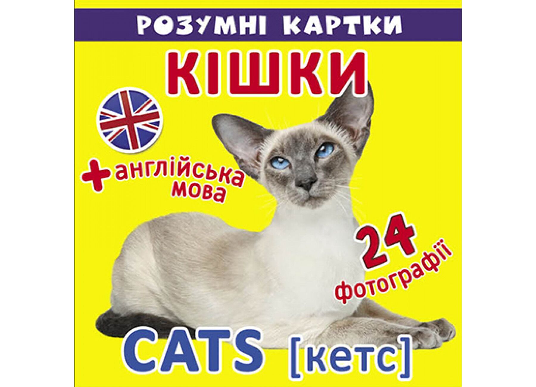 Розумні картки. Кішки. 12 карток. Crystal Book. - фото 1