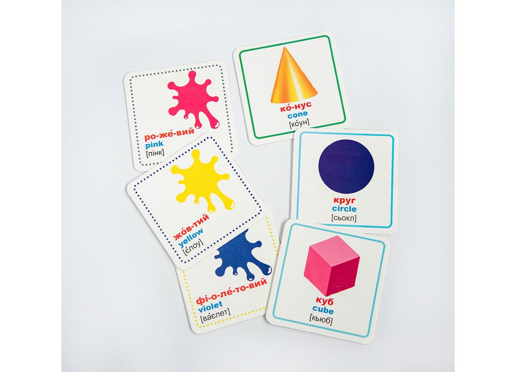 Розумні картки. Фігури та кольори. 30 карток. Crystal Book. - фото 4