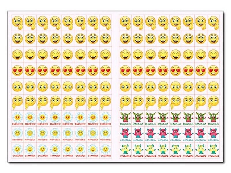 100% наліпок. Наліпки-оцінки. Помаранчева - фото 2