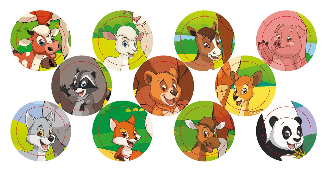 Книжка у кишеню з наліпками. Де чий малюк? - фото 5