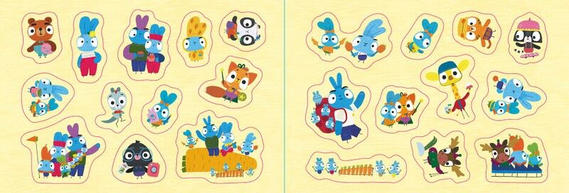 Пригодницькі розмальовки. Хоробрі Зайці. Граймо разом! - фото 5